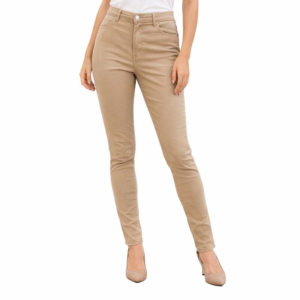 American Eagle Outfitters Women's Stretch Skinny High Waist Pants Khaki Size 18